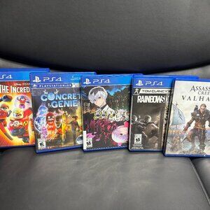 Lot of 5 PlayStation 4 games PS4
